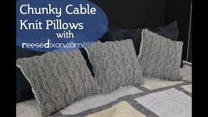 Discover more patterns by hayfield at lovecrafts. Make Some Cozy Cable Knit Pillows Youtube