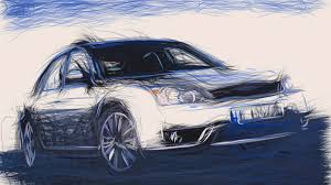 La nuova ford mondeo 2021? Ford Mondeo St220 Draw Digital Art By Carstoon Concept