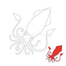 Free squid coloring pages printable for kids and adults. Squid Coloring Stock Illustrations 452 Squid Coloring Stock Illustrations Vectors Clipart Dreamstime