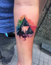 Here's our take on watercolor tattoos, a trend that's taking over the rage in this tattoo era. Watercolor Triforce Done By Dionisis Katsonis Guest At Moustache Ink In Worms Germany Tattoos