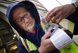 A day with a parking enforcement monitor