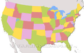 Julho 13, 2019 setembro 20, 2019 redação 0 comentários. Mapa Colorido Dos Estados Unidos Estados Unidos Colorir Mapa America Do Norte Americas