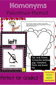 Multiple Meaning Words Homonym Activities For Valentine S Day Multiple Meaning Words Task Cards Homonyms Activities