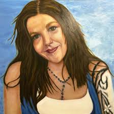 What are the challenges of painting a series of works inspired by a person?