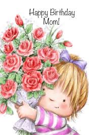 Flowers For Mom On Her Birthday Flowers To Mom For Her Birthday From Daughter Card Ad Affiliate Mom Flowe Happy Birthday Mom Birthday Cards For Mother Happy Birthday Mom From Daughter