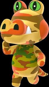 Black And Yellow Frog Animal Crossing Sly Acnh In 2020 Animal Crossing Animals Animal Crossing Wiki