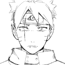 Printable anime coloring pages for kids and adults. Junebu Wl8 Eu On Twitter Yo 3 Here S My Teen Boruto Linework If You Want To Try To Color It