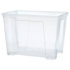 Samla Box Clear 15 X11x11 6 Gallon Ikea Ikea Storage Boxes Ikea Storage Ikea