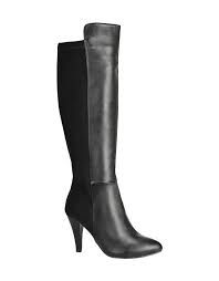 Fill your closet with casual and classy boots. Florence Black Mid Heel Half Matte Fashion High Boots