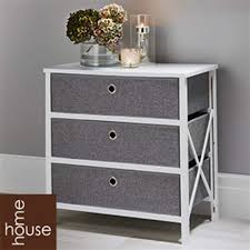 Easy to move where it is needed thanks to castors. Folding Drawers 3 Drawer Storage Unit White Grey House Home Wooden 60cm Buy Online In Angola At Angola Desertcart Com Productid 214495282