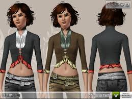 Sims 4 crop top c391. Ekinege S Scoop Back Crop Top