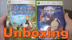 Eternal Sonata \ Tales of Vesperia - Xbox 360 - UNBOXING - YouTube