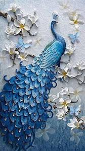 Wallprism 3d Beautiful Flower And Peacock Wallpaper Cotton Canvas Amazon In Home Kitchen Download all photos and use them even for commercial projects.