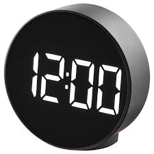 Version 1.00 september 19, 2012, initial release. Plugget Alarm Clock Black 11 Cm Ikea