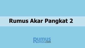 We did not find results for: Akar Pangkat 2 Rumus Cara Menghitung Dan Contoh Soal