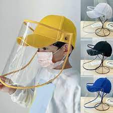 Kid Children Anti Spitting Protect Face Cap Cover Outdoor In 2020 Face Cover Sun Visor Hat Kids Hats