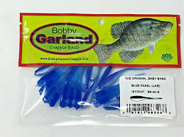 Bobby Garland Crappie Baits Baby Shad Pearl Chartreuse