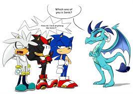 It is the third licensed comic book iteration based on sega's sonic the. Hedgehog Confusion Sonic And Shadow Sonic My Little Pony Comic