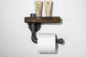 Diy rustic toilet paper holder. Industrial Pipe Toilet Roll Holder Rustic Toilet Roll Holder Toilet Roll Holder