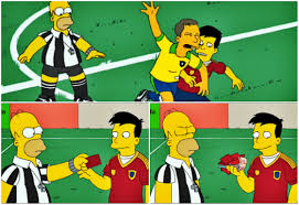Homer Simpson Arbitro Fifa Na Arena Pernambuco Blog De Esportes