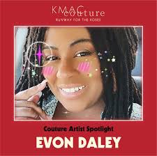 Welcome to the Couture Artist Spotlight! Each week, we will be featuring 10  artists who are participating in KMAC 2024. Our featured artists today are  Autumn Bay, Frances Brunner, Evon Daley, Jessica