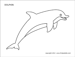 These spring coloring pages are sure to get the kids in the mood for warmer weather. Dolphin Free Printable Templates Coloring Pages Firstpalette Com