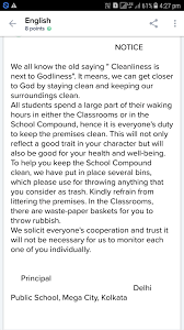 Tidying your place also tidies up your mind. Suppose You Are The Captain Of Your School Write A Notice For The Students On Keeping Clean And Brainly In