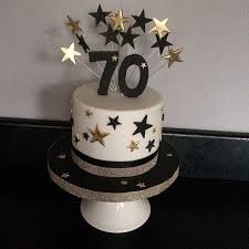 Image Result For Black And Gold 70th Birthday Cake Idee Gateau Anniversaire Decoration Gateau Anniversaire Idee Gateau