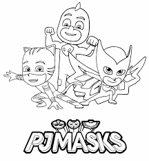 Ce dessin à colorier de dessin animé est téléchargeable gratuitement et disponible à imprimer pour les enfants au format a4. Coloriage Pyjamasque