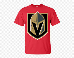 In the center, the shield has a stylized helmet object. Las Vegas Golden Knights T Shirt Hockey Nhl Jersey Symbol Vegas Golden Knights Hd Png Download Vhv