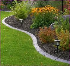 Edging Stone For Flower Beds Stone Flower Beds Landscaping With Rocks Garden Edging
