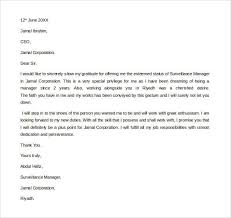 Free 24 Sample Thank You Letter Templates To Boss In Pdf Ms Word Pages Google Docs