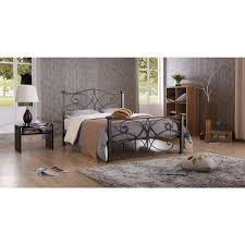 Check spelling or type a new query. Hodedah Black And Silver Full Platform Bed Hi824 F Black Silver The Home Depot