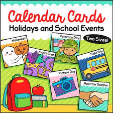 Calendar Holiday Cards Holiday Calendar Classroom