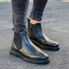Pull on our original 2976, or go bold with a seasonal platform. Men S Leather Chelsea Boots Black