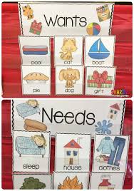 Wants And Needs With A Freebie Sharing Kindergarten
