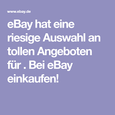 Ebay angebote & deals ➤ finde täglich die besten schnäppchen und spare geld bei deinem bei ebay kann man das verkaufen, was man selber nicht mehr braucht und günstig kaufen, was. Ebay Hat Eine Riesige Auswahl An Tollen Angeboten Fur Bei Ebay Einkaufen Ebay Einkaufen Nahen Fur Kinder