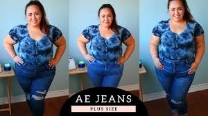 American Eagle Plus Size Jeans Review And Try On