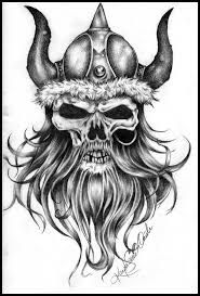 Viking Skull W Helmet Design War Sleeve Project Pinterest Viking Drawings Skull Tattoo Design Viking Skull Skull wearing helmet eagle and machine bikers hand drawing vector. viking skull w helmet design war