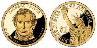 This philadelphia mint dollar is in uncirculated condition, layered in 24 karat gold and encapsulated to protect it's condition. 2009 S Presidential Dollar Zachary Taylor Golden Dollar Coin Value Prices Photos Info