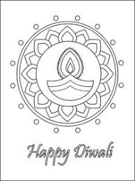 Colour online using our colouring pallet and download your coloured page by clicking have fun colouring our colouring pages, by following some simple instructions: Free Printable Diwali Coloring Cards Cards Create And Print Free Printable Diwali Coloring Cards Cards At Home