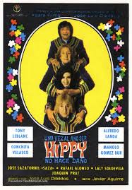 Una vez al año ser hippy no hace daño (1969) Spanish movie poste...