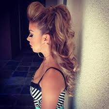 Front Bump Half Up Half Down Cheer Hair Hair Styles Hair Inspiration