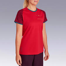 Of de doelpunten van vivianne miedema? Portugal Voetbalshirt Ff100 Dames Supportershirt Ek 2020 Rood Kipsta Decathlon Nl