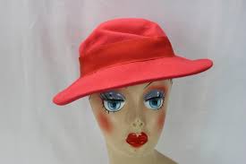 Sold at Auction: Vintage 1950/60's Red Wool Cashmere Hat Kay & Guy  Anderson, Debutante, Julius Garfinckel