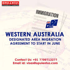Western Australia Designated Area Migration Agreement To Start In June Designated Area Australia Immigration Western Australia