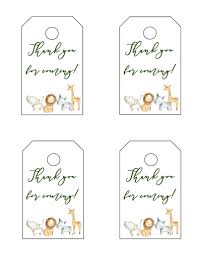 Send your 'thanks' with personalized baby shower thank you cards from zazzle! Safari Baby Shower Thank You For Coming Tags Baby Shower Etsy Temas De Baby Shower De Nino Temas De Baby Shower Baby Shower Animalitos
