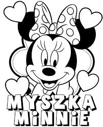Ubieramy dzieci z różnych krajów. Darmowa Kolorowanka Z Myszka Minnie