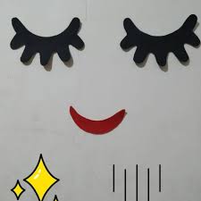 Beli hiasan kamar online berkualitas dengan harga murah terbaru 2020 di tokopedia! Cod 2pcs Stiker Dinding Decal Desain Eyelash Closed Eye Bahan Flanel Untuk Dekorasi Kamar Shopee Indonesia