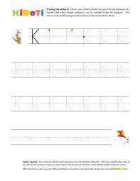 Copy back to back for more practice. Tracing Letters Kidoti